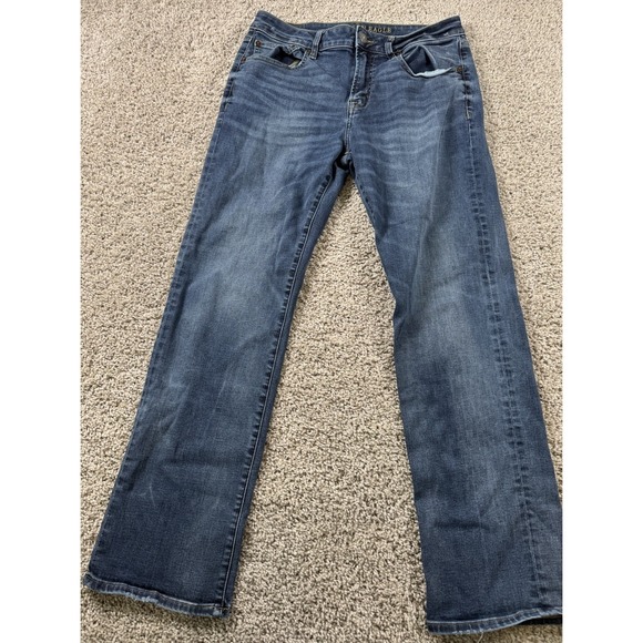 American Eagle Mens Original Boot Cut Jeans Medium Wash 32x32 (Measures 32x30) - Picture 2 of 8